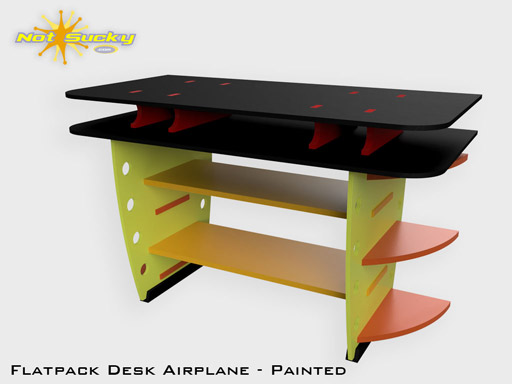 Flat Pack Desk Kit Airplane Flat-Pack Desk Kit Airplane