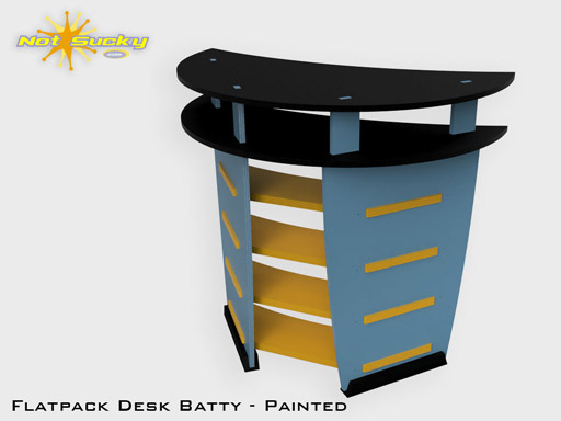 Flat Pack Desk Kit Batty Flat-Pack Desk Kits