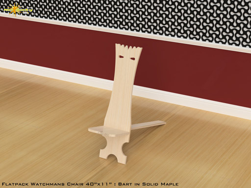 Flat Pack African Watchmans Chair Bart Flat-Pack African Watchmans Chair Bart