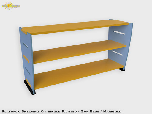 Flat Pack Shelving Kit Simple Flat-Pack Shelving Kit Simple