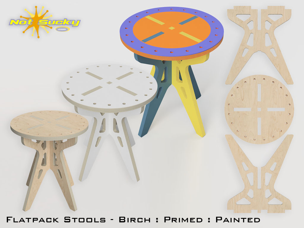 Flat Pack Stool Product Page Flat-Pack Stool Product Page