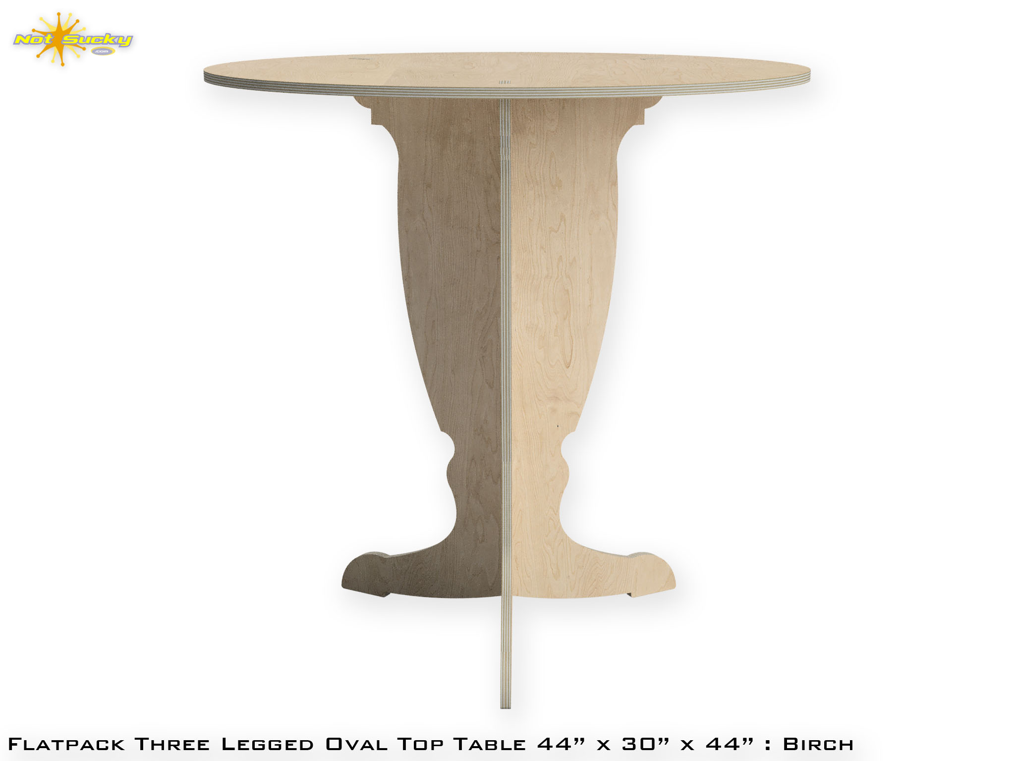 Plywood Flat Pack Pedestal Table Plywood Flat Pack Pedestal Table