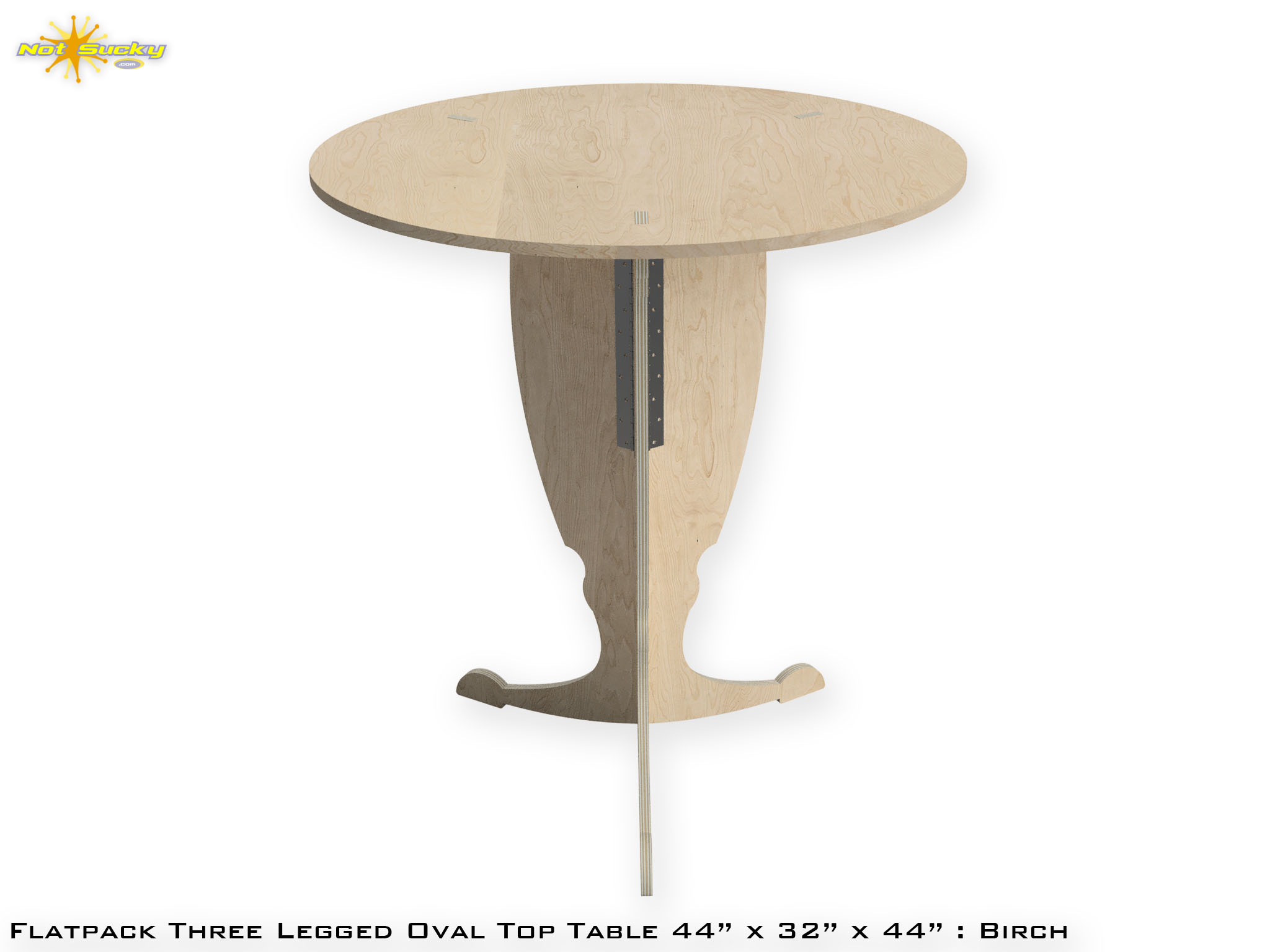 Round Flat Pack Table with Folding Legs Round Flat Pack Table with Folding Legs