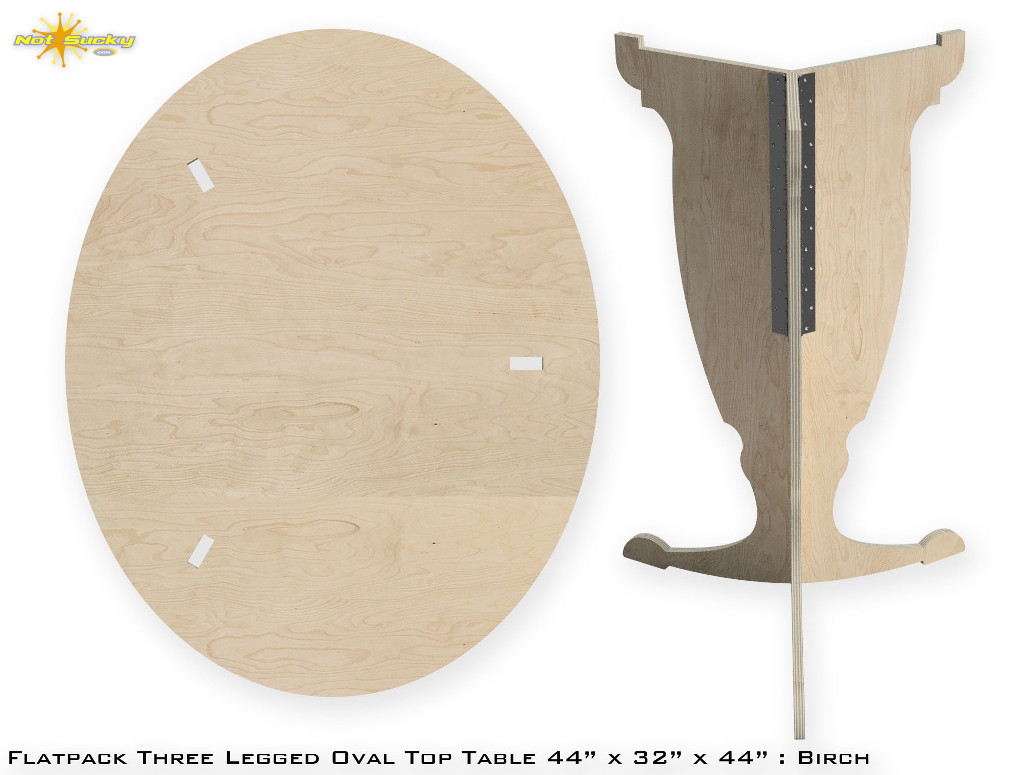 Round Flat Pack Table with Folding Legs Round Flat Pack Table with Folding Legs