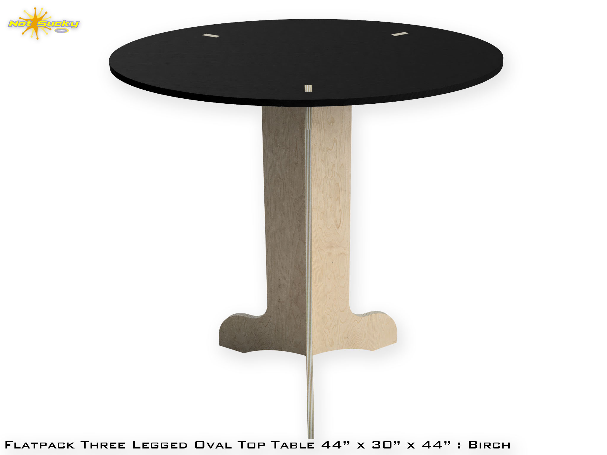 Oval Flat Pack Table for Batesville Market Oval Flat Pack Table for Batesville Market