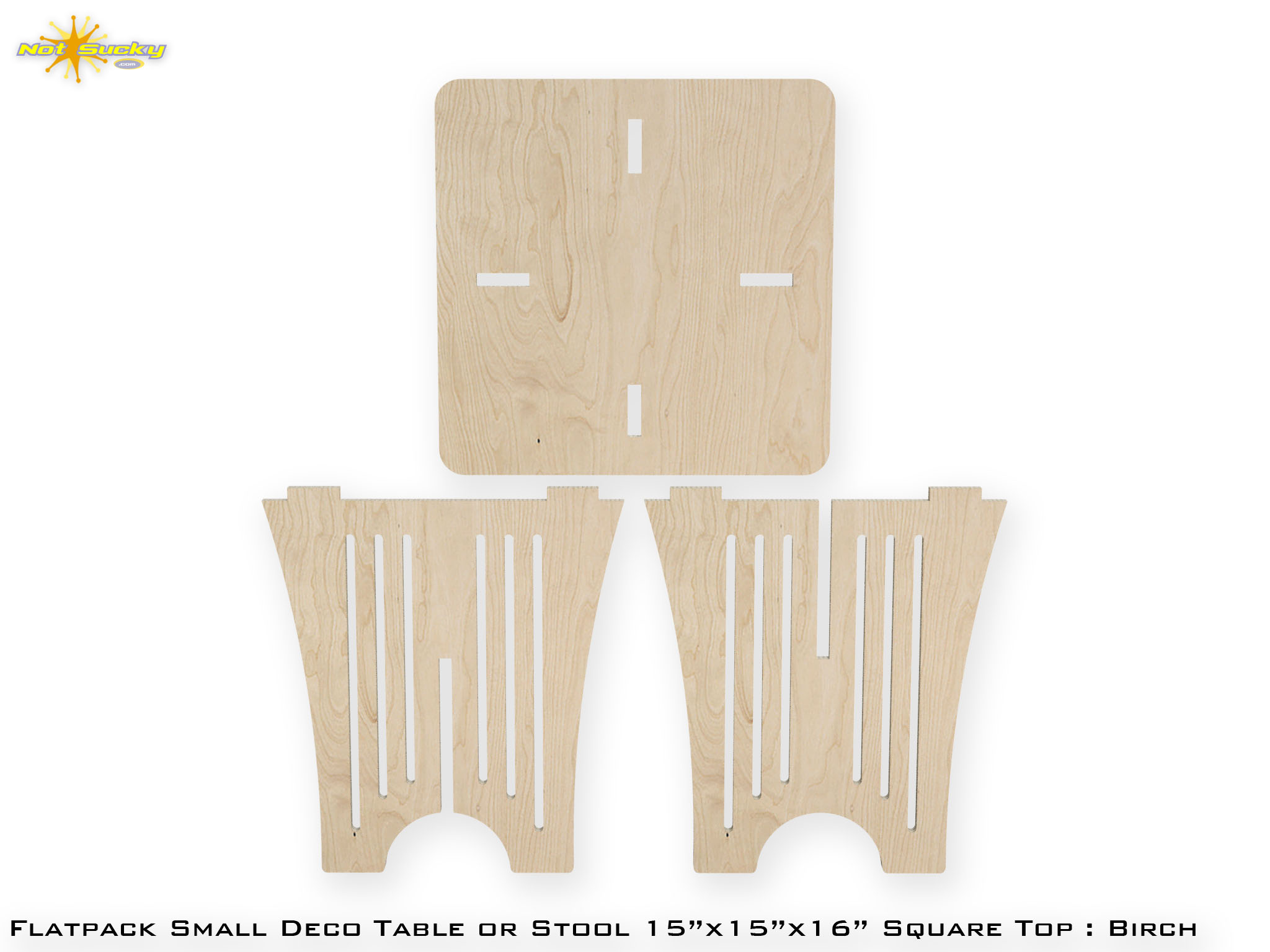 Deco Flat Pack Stool Kit Deco Flat Pack Stool Kit