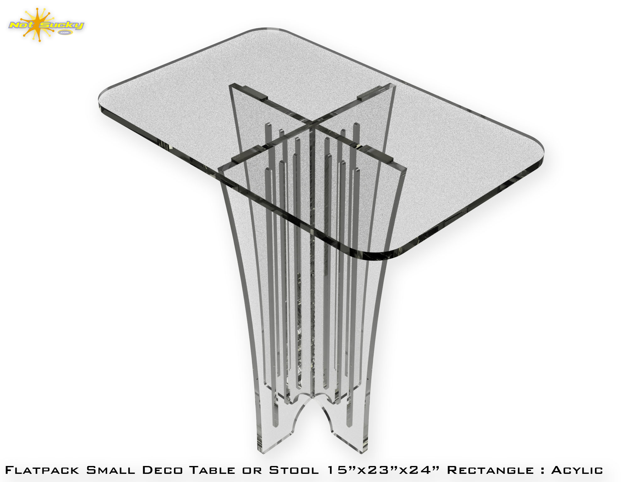 Acrylic Flat Pack Kids Table Acrylic Flat Pack Kids Table