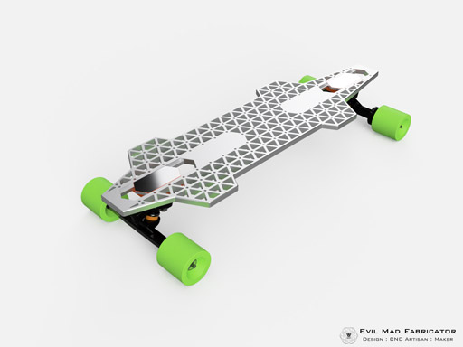 IsoDeck : Isogrid Skateboard Deck IsoDeck : Isogrid Skateboard Deck