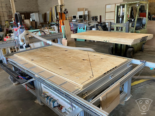 CNC Milling Construction Grade Plywood