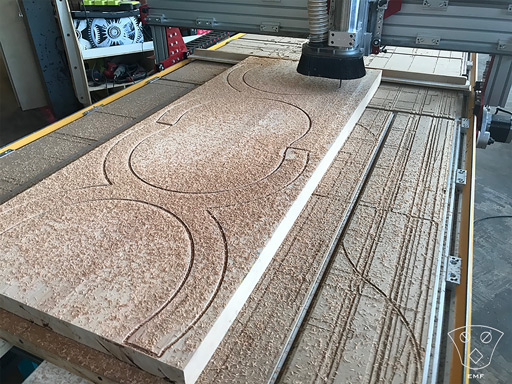 CNC Milling Patterns in MDF