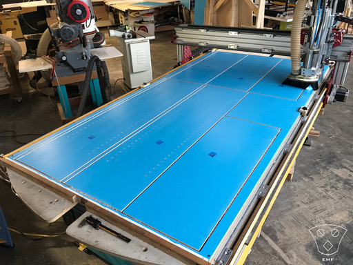 CNC Milled Pre Painted Cabinet Panels