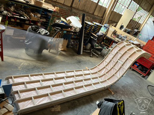 CNC Milled Mould for Making Curved Cinder Blocks