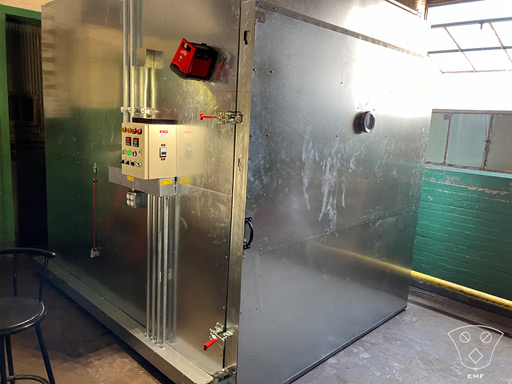 We Designed and Fabricated Powder Coat Oven